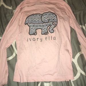 Woman’s ivory Ella long sleeve tee
